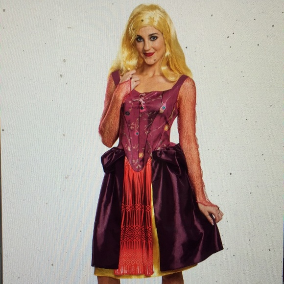 Disney Hocus Pocus Sarah Woman’s Halloween Theatre Dress Up Costume Size… - Picture 1 of 16